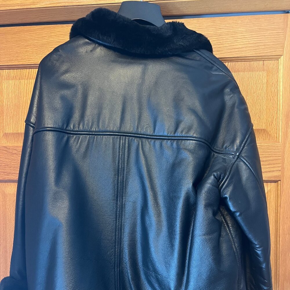 Black Leather Jacket - image 3